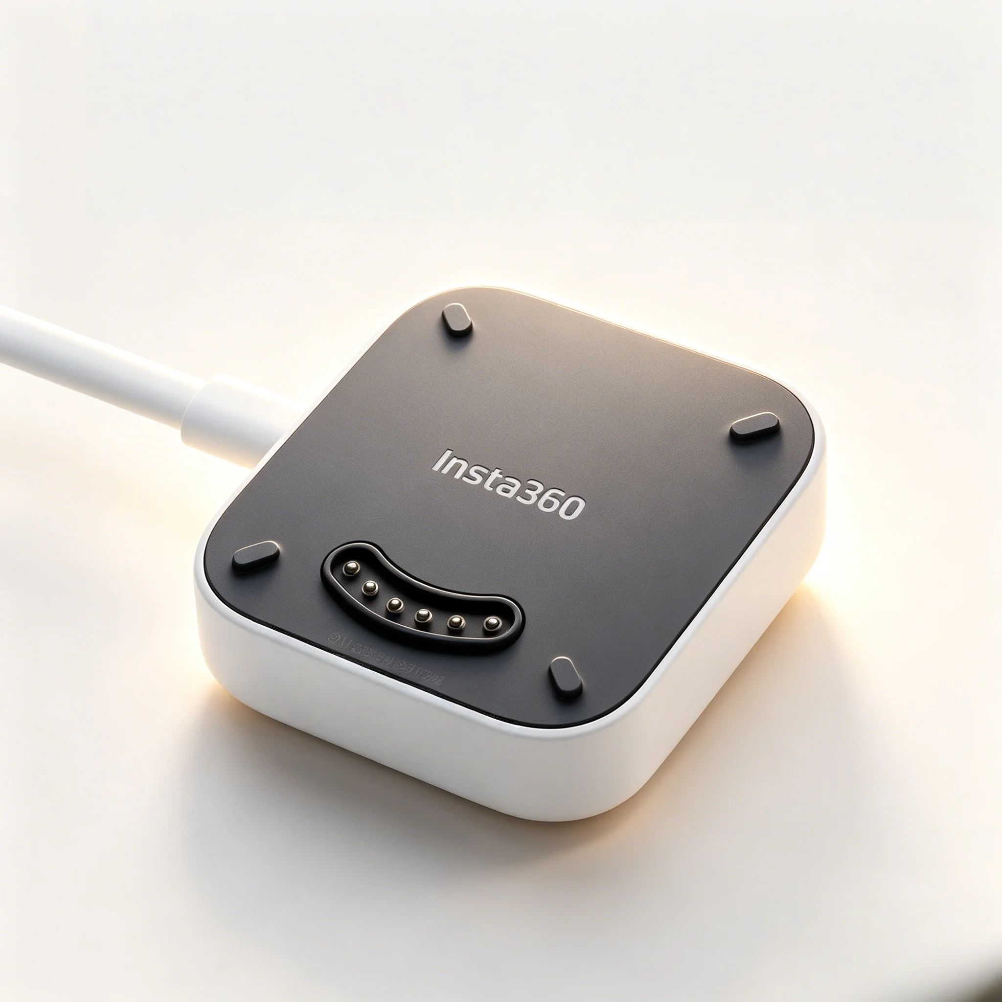 Фото Магнитная зарядная база Pogo Pin, док-станция для камеры Insta360 GO Ultra, кабель USB-C длиной 1 м, комплект для быстрой зарядки 5V3A №1