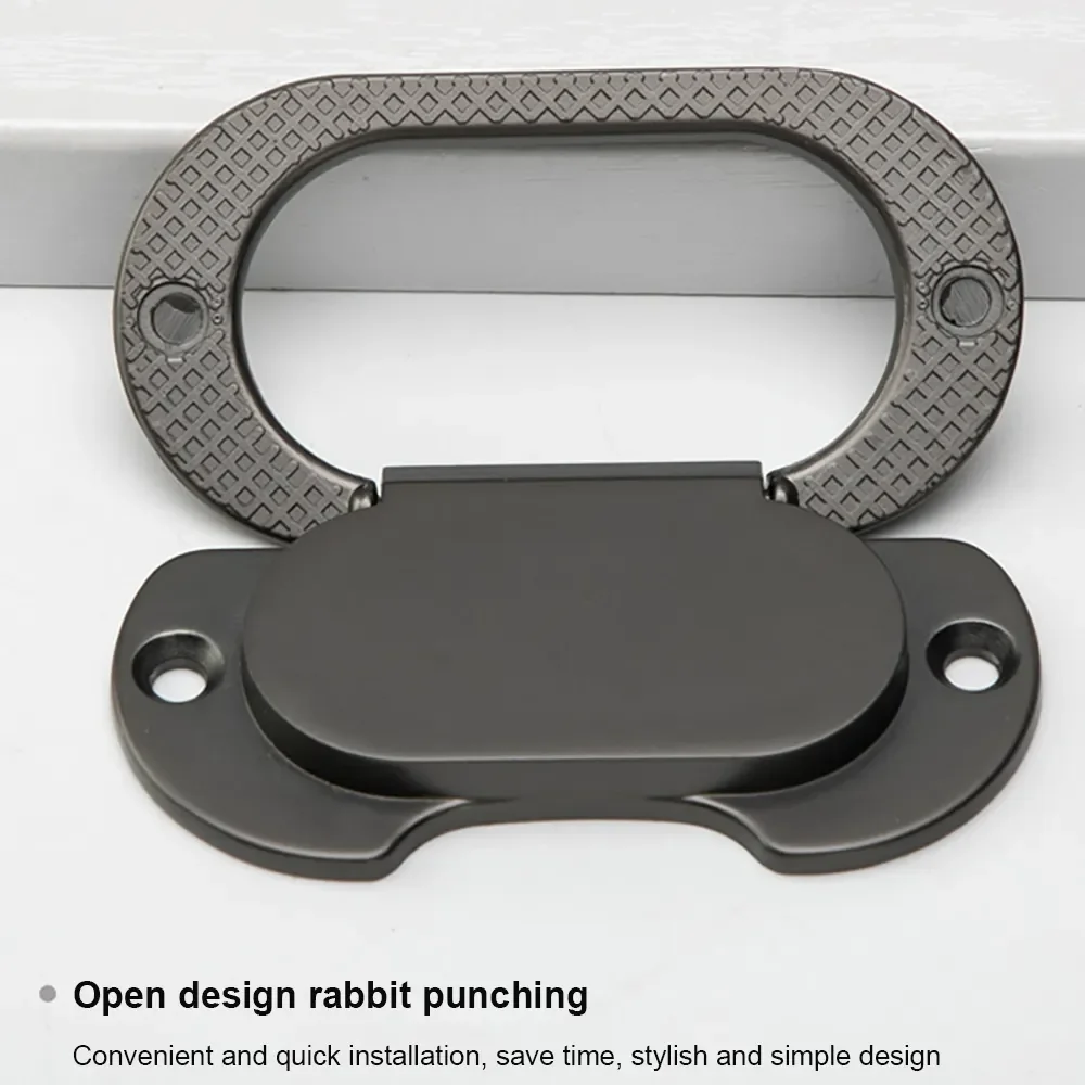 Утопленные ручки из цинкового сплава напольные для шкафа 64 мм скрытые дверные