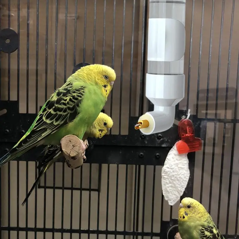 Автоматическая клетка для птиц подвесная поилка диспенсер воды попугаев