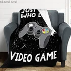 Игровое фланелевое одеяло, супермягкое, уютное, пушистое, игровое одеяло s для дивана, кровати, подарки для малышей, детей, взрослых, любителей игр