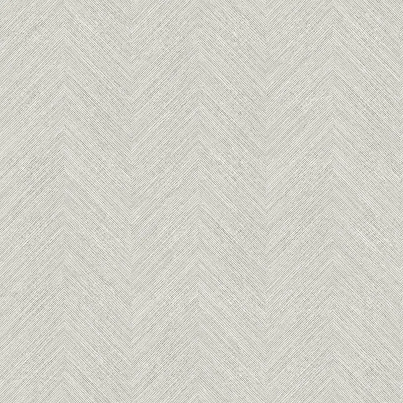 

Caladesi Light Grey Faux Linen Wallpaper 56.4 sq. ft.