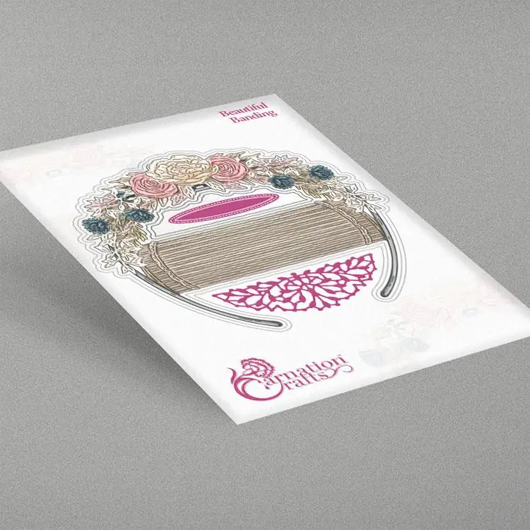 

Изысканная Красивая облицовочная металлическая резка технология шаблон для изготовления карточек ручная DIY Новинка 2022