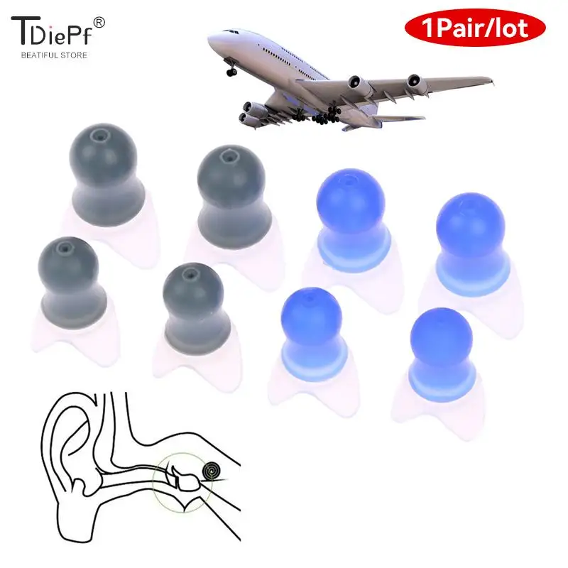 Pressure Equalization Flight Noise Reduction Sleep Soundproof Noise Cancel Multifuntional Reusable Ear Plugs