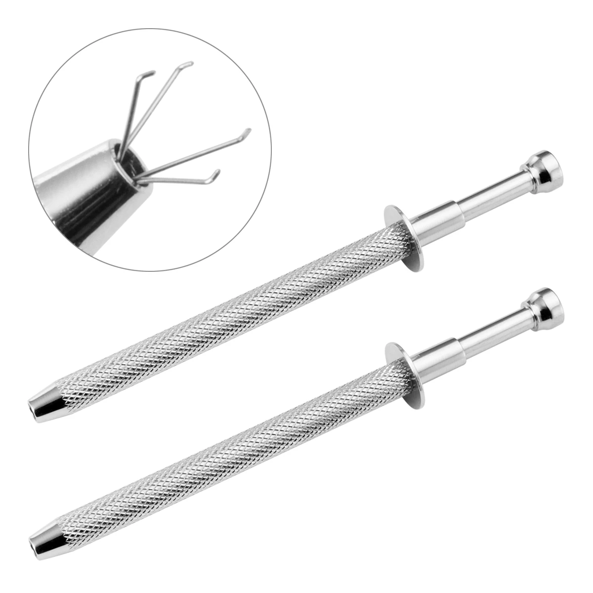 

1PC 4 Claws Beads Holder Pick-up Diamond Gem Prong Tweezers Catcher Grabbers High Precision Making Body Piercing Jewelry Tool