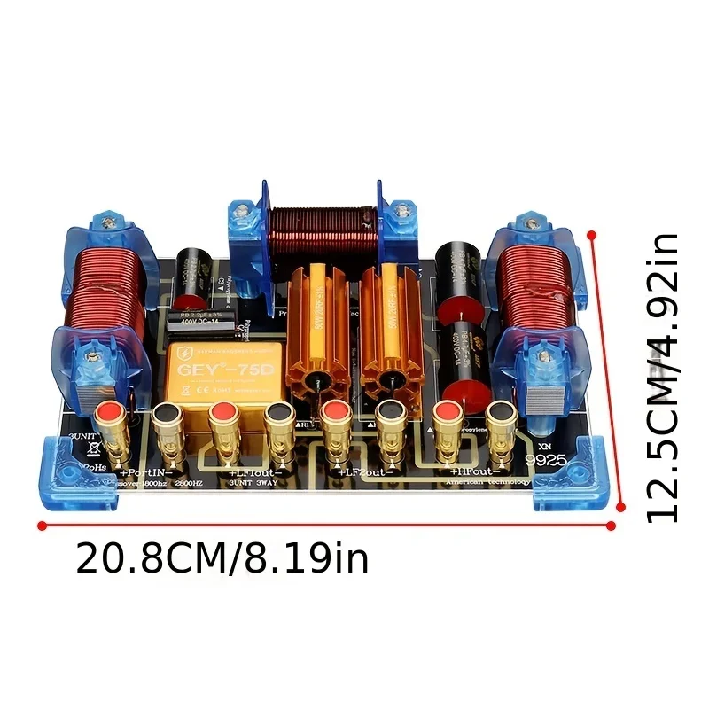 Сценический динамик с фильтром высокой мощности 2000 Вт 2800 Гц 1 шт.