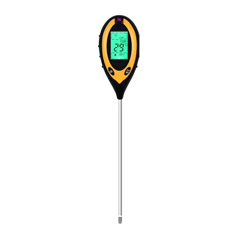 

Soil PH Meter Soil Tester, 4 In 1 Soil Test Kit, PH Moisture Temperature Light Water Tester And Monitor, Testing Kits