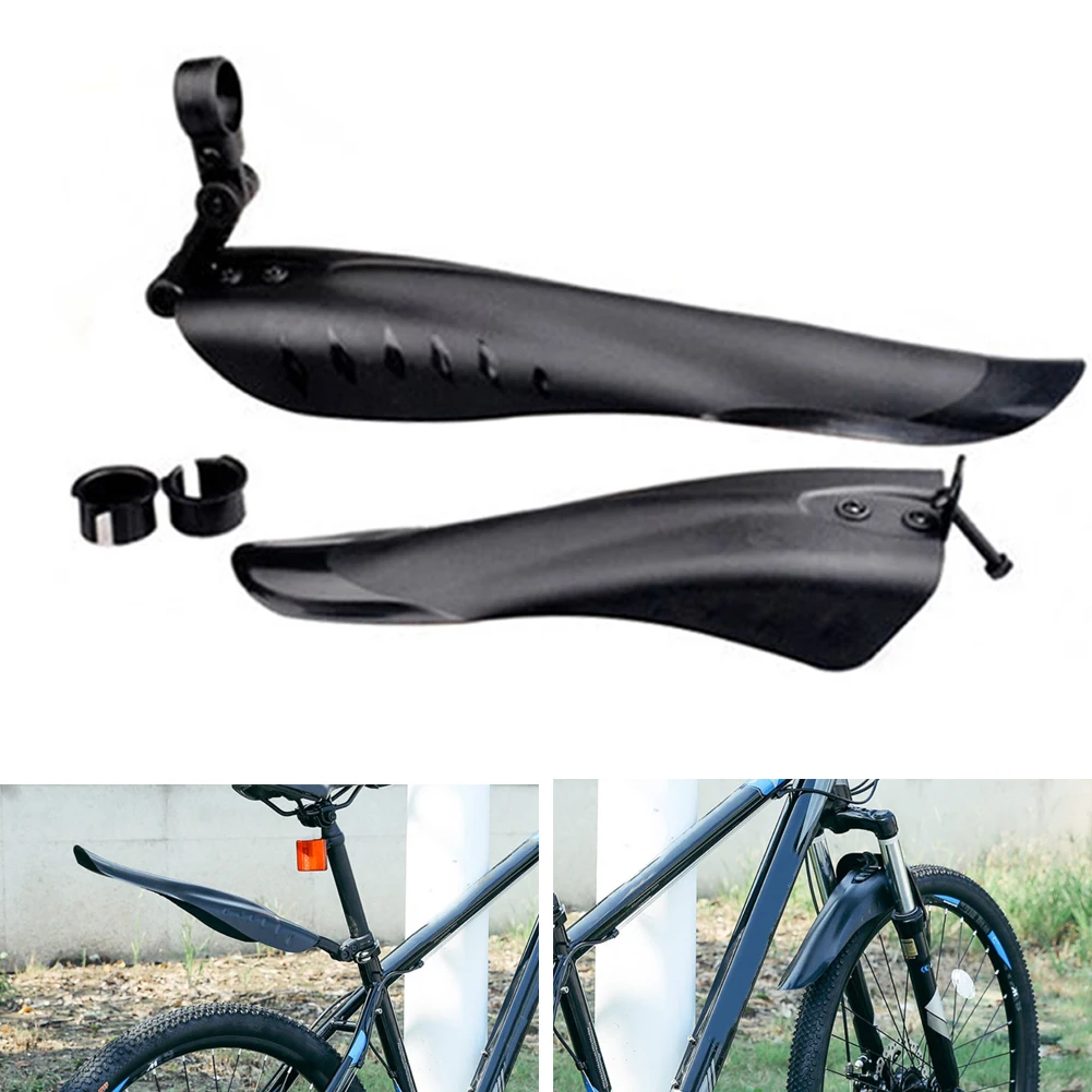 

2Pcs Bicycle Mudguard MTB Bike Fender Mud Guards Wings For Cycling Front Rear Fenders Easy To Assemble Lightest Bike Accessories