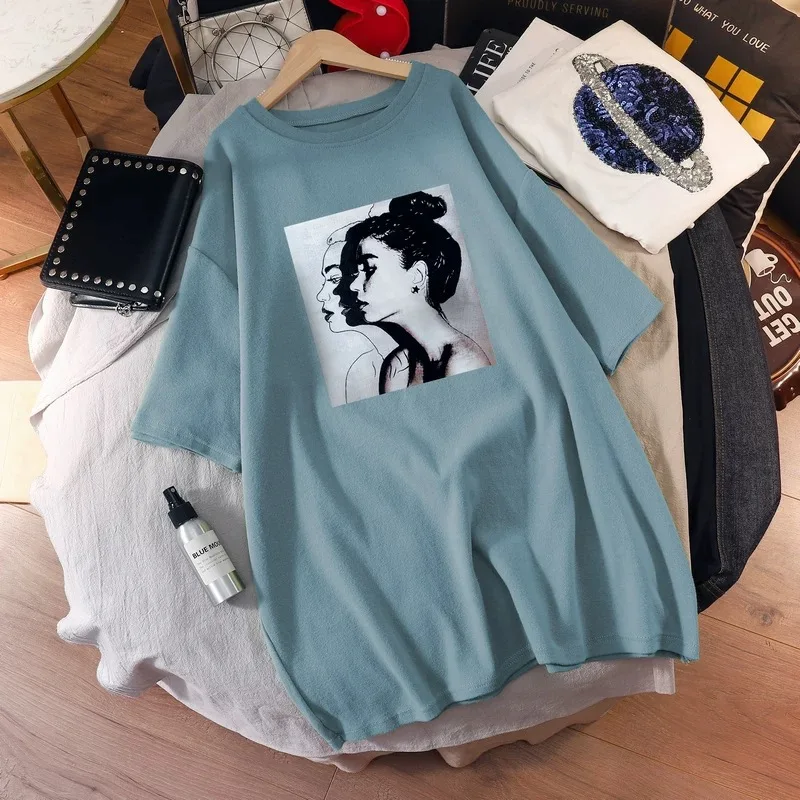 

Spring 2022 Maternity short sleeve shirt large size maternity dress2022