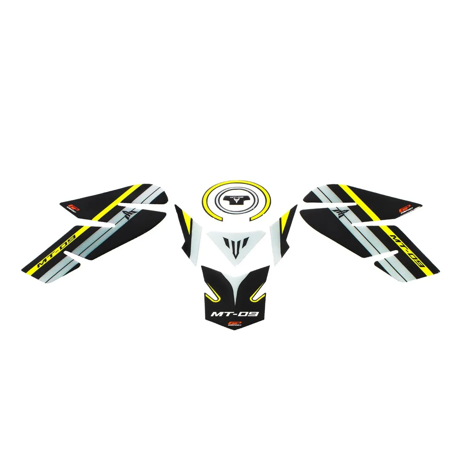 

Комплект композитных желтых подушечек для танка GP Composite MT-09 2013-2016