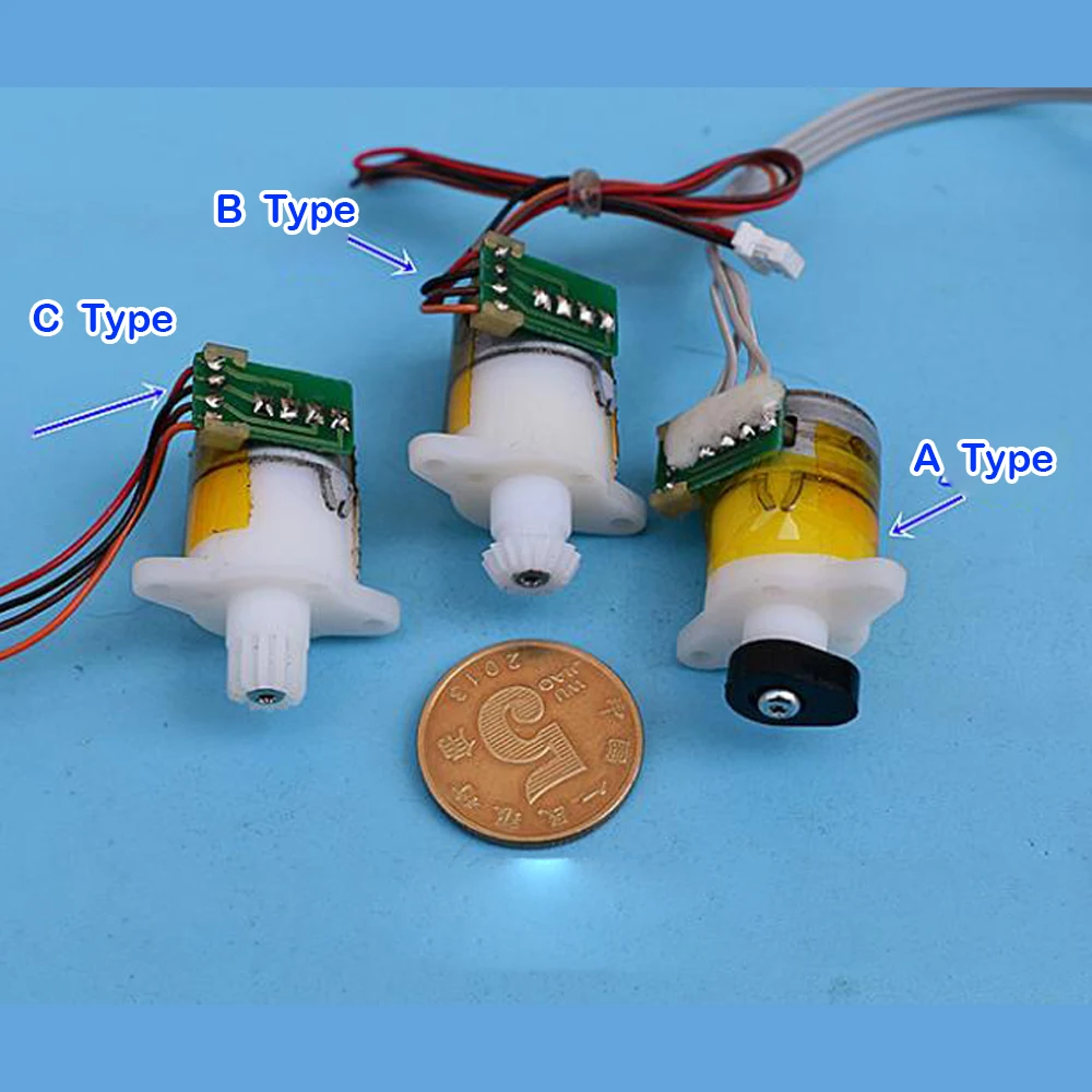 Прецизионный шаговый двигатель Micro 15 мм