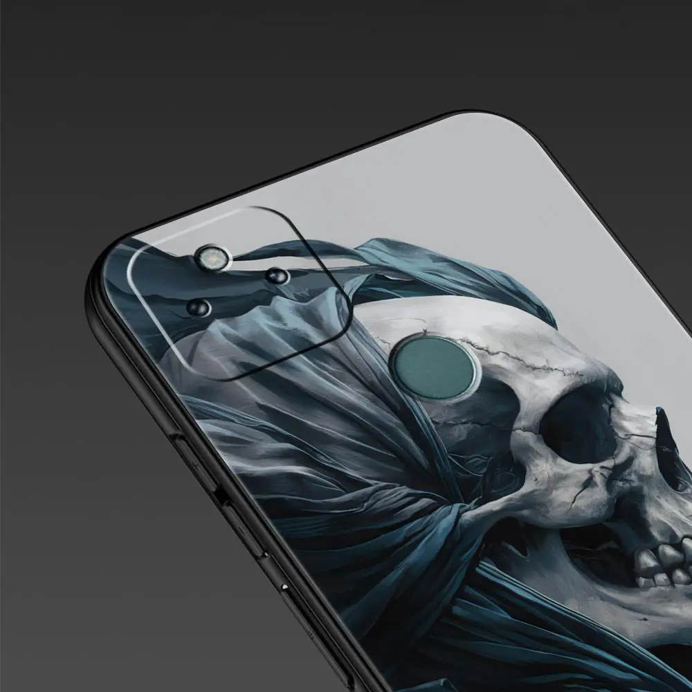 Фото Чехол для телефона Skeleton Skull для Google Pixel 10 9 8 7 6 9A 8A 7A 6A Pro Противоударный мягкий чехол из ТПУ 10 Pro XL Shell Fundas Capas Bag №3
