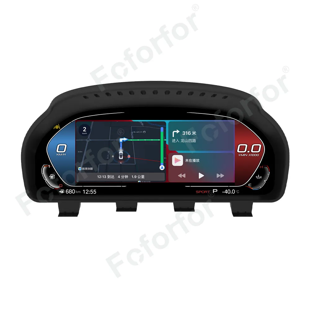 

12,3-дюймовый ЖК-цифровой кластер для BMW 5 серии/5 GT F07 F10 F11 2009-2016, ЖК-дисплей, приборная панель, умная кабина с Carplay