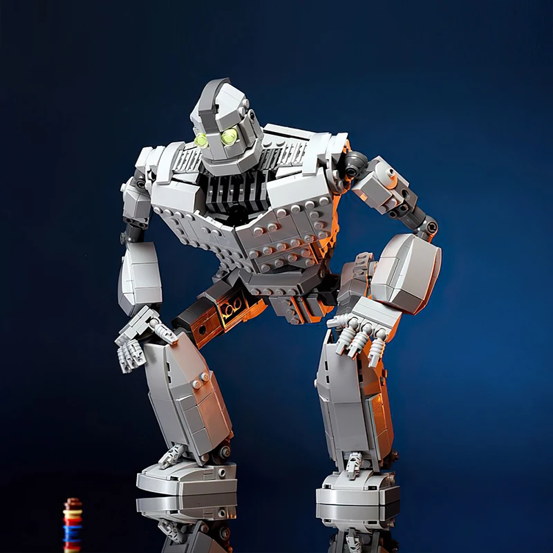 Фото Gobricks MOC механическая серия железный робот строительные блоки классический фильм гигантские кирпичи игровая игрушка сборная модель для подарков на день рождения №1