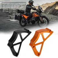 front sprocket cover protector chain guaud cover cnc for 890 790 adventure r s 2019 2021 2022 790 duke 890 duke 2020 2021 2022