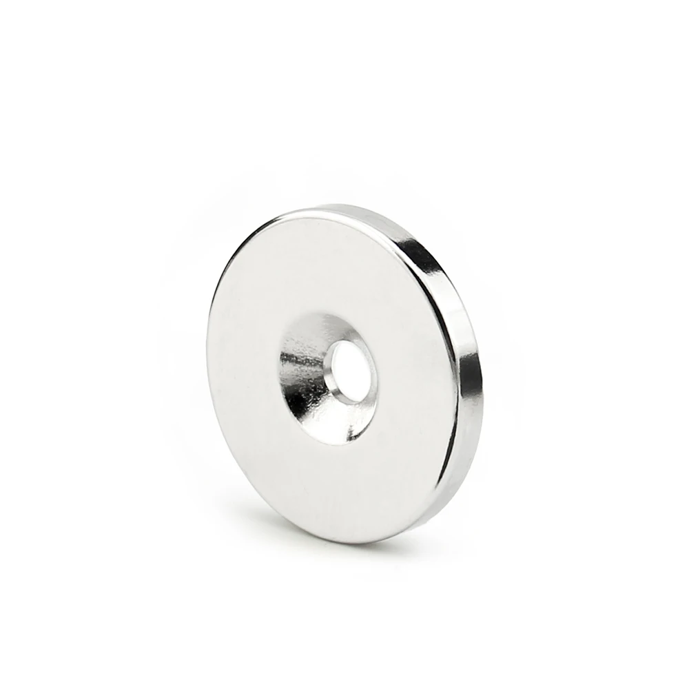 1 шт. круглый неодимовый магнит с потайным кольцом диаметр 35x5 мм | Строительство и