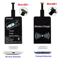 dc5v 1 5a wireless charging receiver inductive power acceptor ti chip module micro usb for universal android mobile phone black