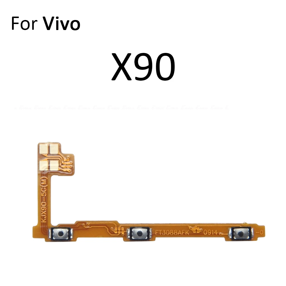 Фото Кнопка включения/выключения питания, гибкий шлейф для Vivo X90 X90s X80 X70 X60 X60t Pro Plus Lite 5G, кнопки отключения звука и регулировки громкости, запчасти №2