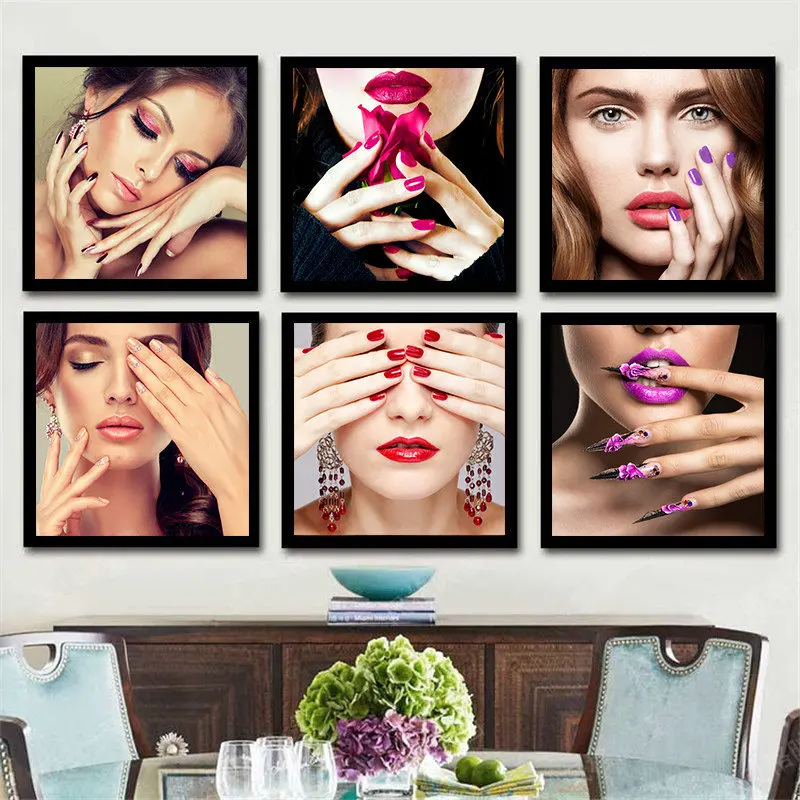 

Makeup Beauty Shop Eyelash Cosmetics Studio Posters Pictures Canvas Wall Art Home Decor Paintings for Living Room Decorations