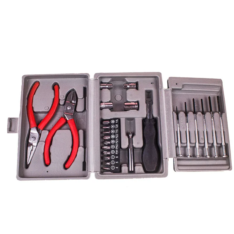 Wholesale 24-piece household combination tools household hardware tool combination set family multi-function
