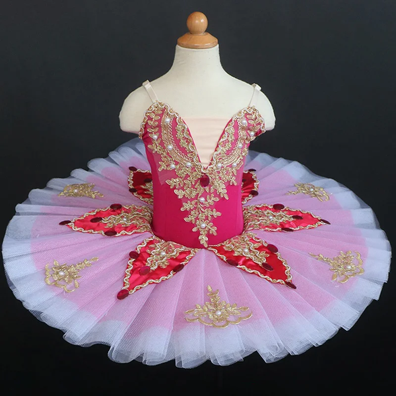 

2022 Pink Professional Ballet Tutus Adult Le Corsaire Performance Tutu Costume Raymonda Platter Pancake Ballet Tutu Skirt Purple