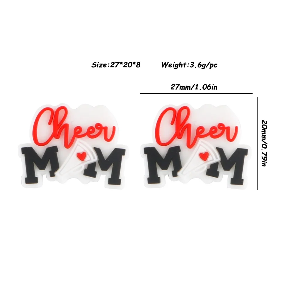 5/10Pcs New Silicone Beads Mini Focus Beads For Jewelry Making DIY Pacifier Chain Bracelet Accessories