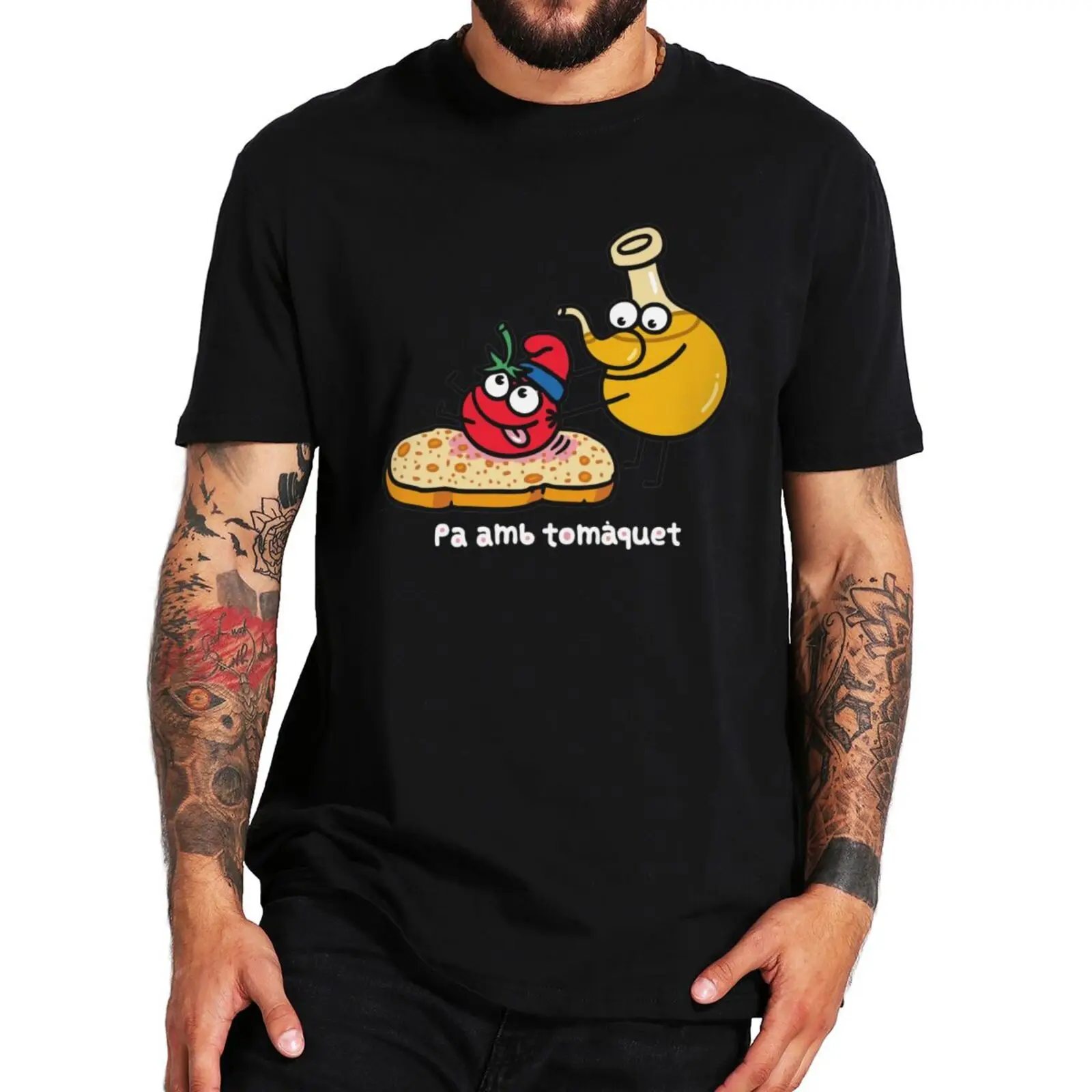 

Pa Amb Tomàquet T Shirt Bread With Tomato Latostadora Funny Spanish Snack T Shirt In Catalan Chemistry Camiseta