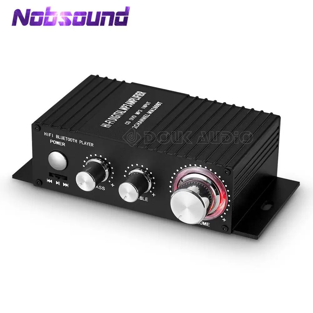 

MN180BT Mini Bluetooth Receiver Stereo 2.0 Channel Audio Amplifier Car Marine Power Amp USB Lossless Music Player 50W+50W