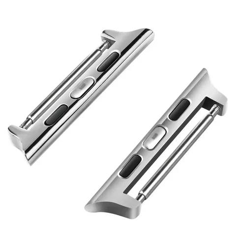 Złącze adaptera ze stali nierdzewnej do opaski Apple Watch DIY 44 mm 42 mm 40 mm 38 mm 5 4 3 2 pasmo dla złącza paska na nadgarstek iwatch