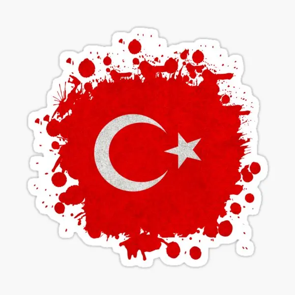 

Blood and Turkish Flag Sticker Adhesive Auto Car Sticker