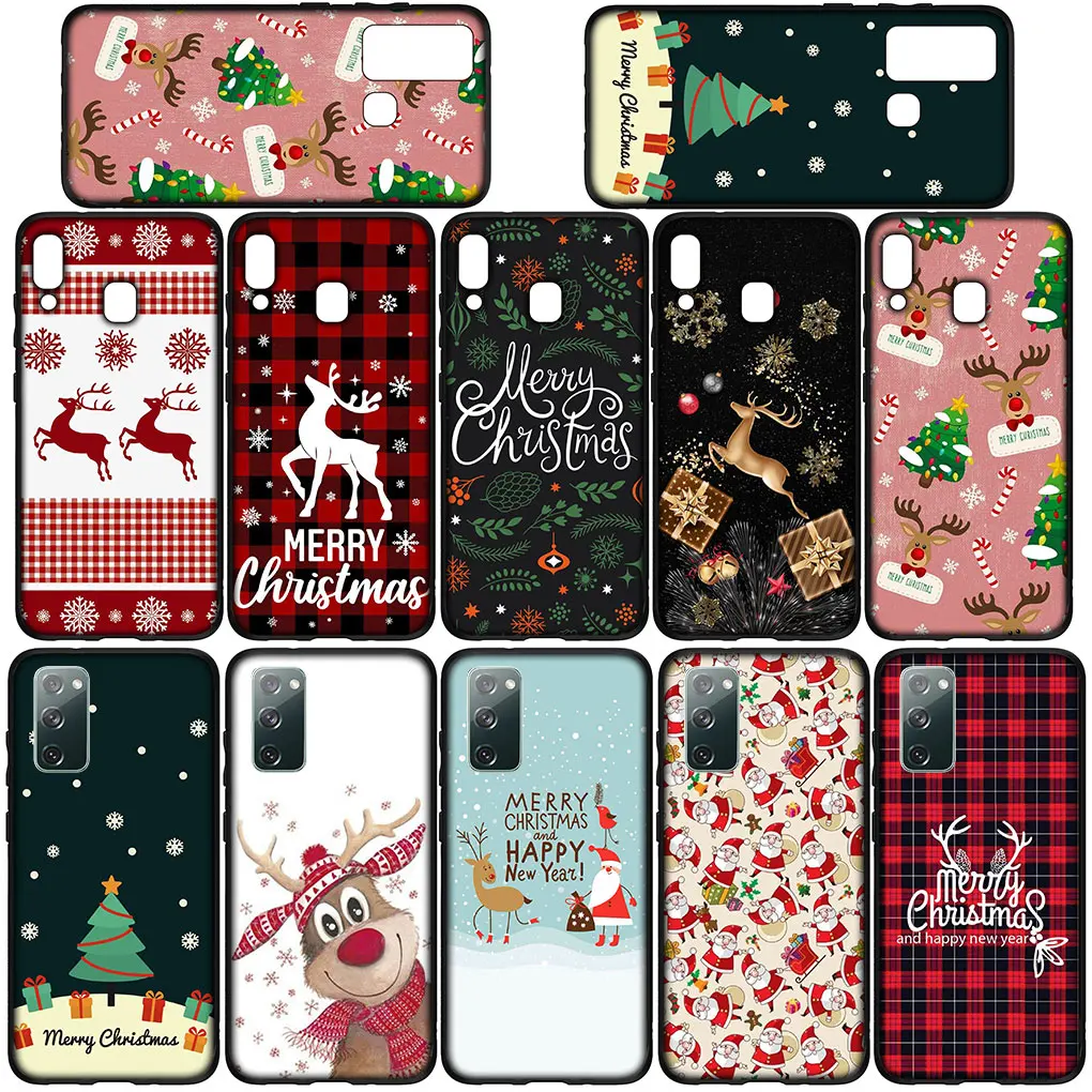 Чехол Merry Christmas Tree Deer Santa Claus Snow Snowman для Huawei Nova 3i 3 5t 2i 2 4E 7 SE Mate 10 20 P20 P30 Pro P10 Lite