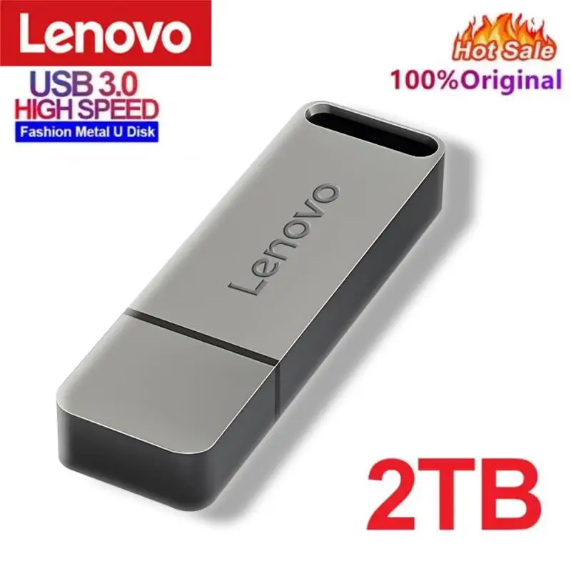 Флеш-накопитель Lenovo в металлическом корпусе 512 ГБ USB 3 1