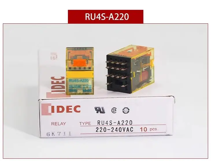 Оригинальное промежуточное реле RU4S 6A 14-pin RU4S-D24 RU4S-A220 RU4S-D-D24 RU4S-CD1-D24