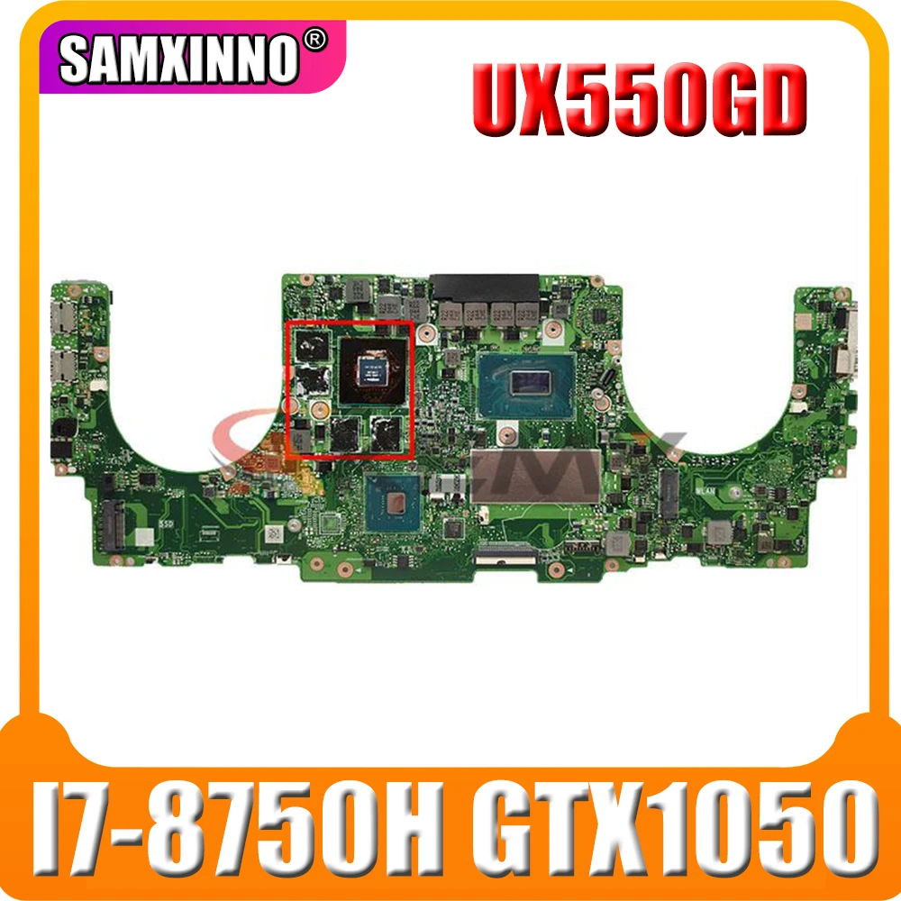 

UX550GD MB._8G/I7-8750H/AS Mainboard GTX1050-4GB For ASUS ZenBook Pro UX550G UX550GE UX550GD Laptop Motherboard
