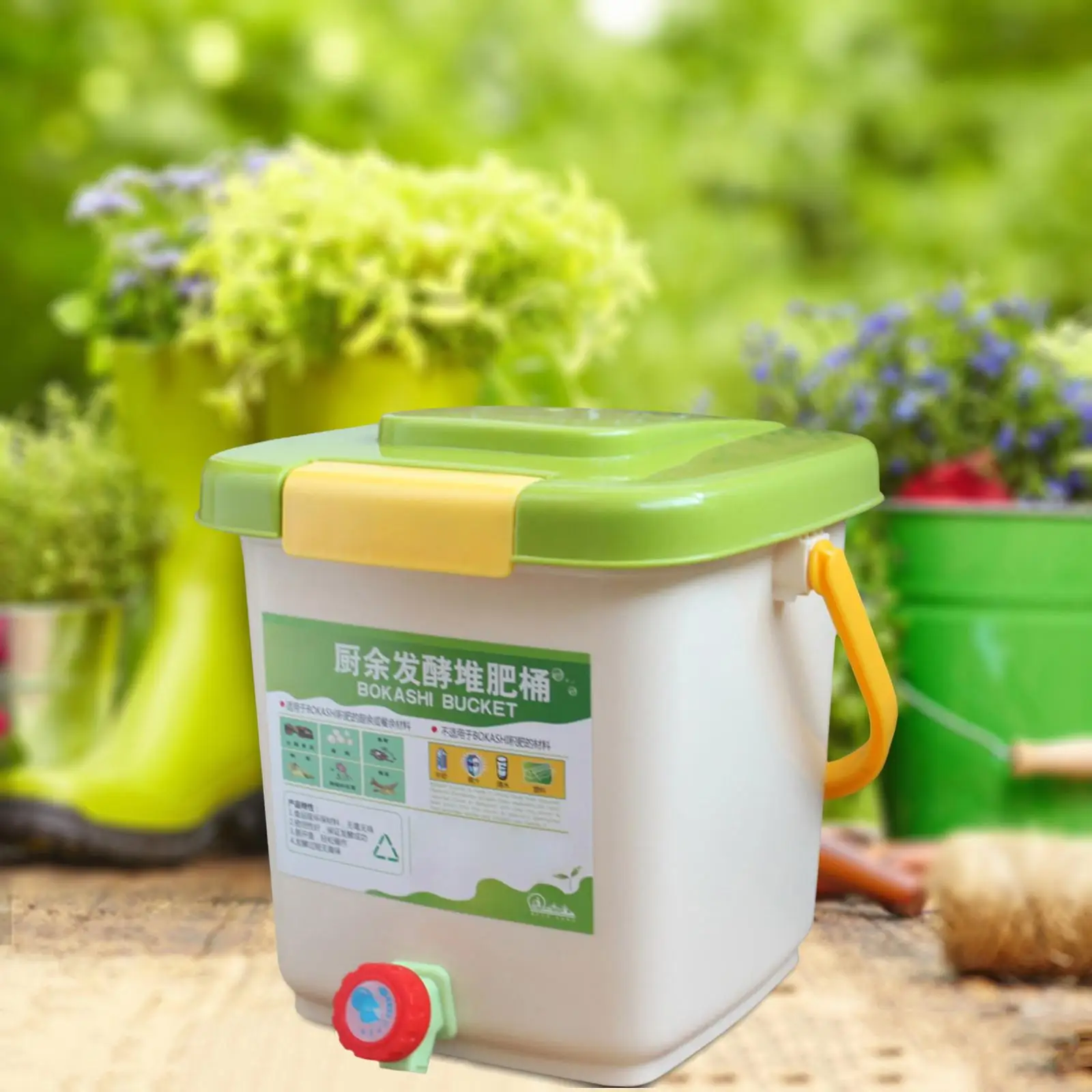 

12L Countertop Compost Bin Container Fermentation Barrel for Kitchen Scraps