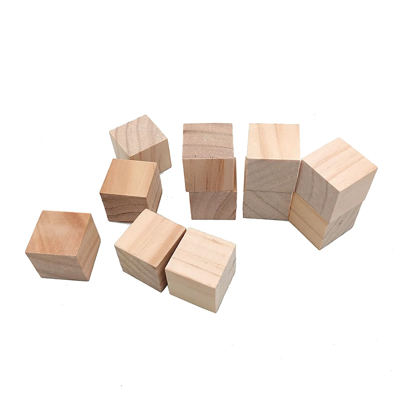 

2pcs 50mm Wooden Cubes, Craft Wood Blocks Natural Unfinished Craft Cubes DIY Wood Cubes Wood Square Blocks, and DIY Projects
