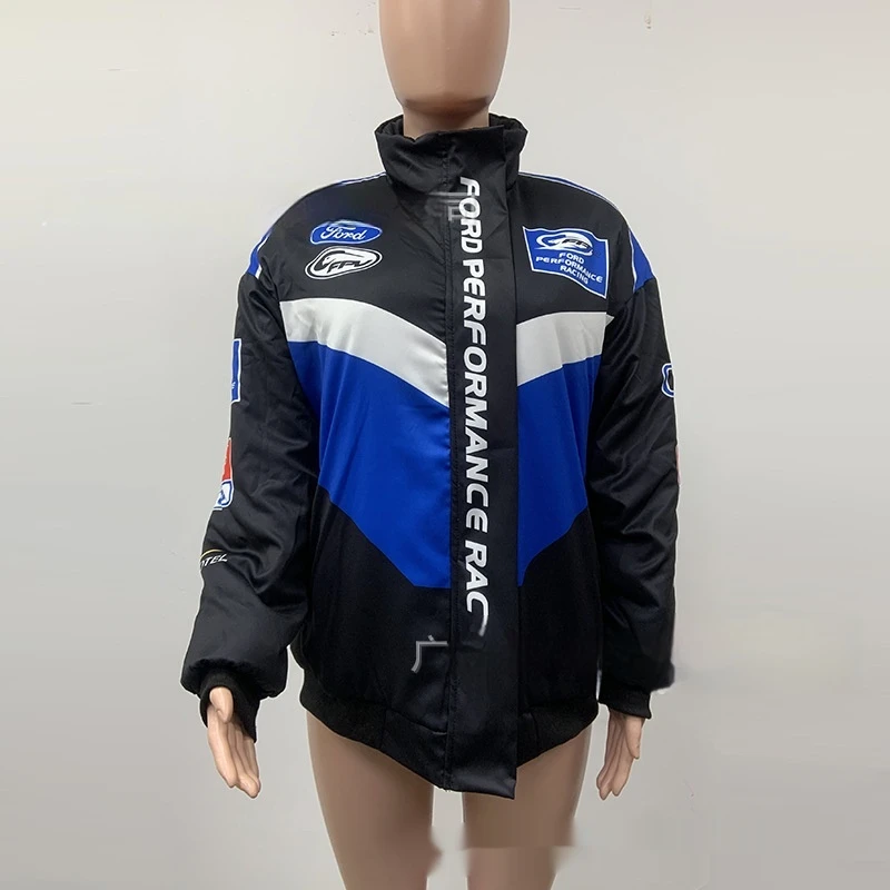 Racing Clothes Winter Cotton Cycling American Jackets Men'S Baseball Women'S Motorcycle Re