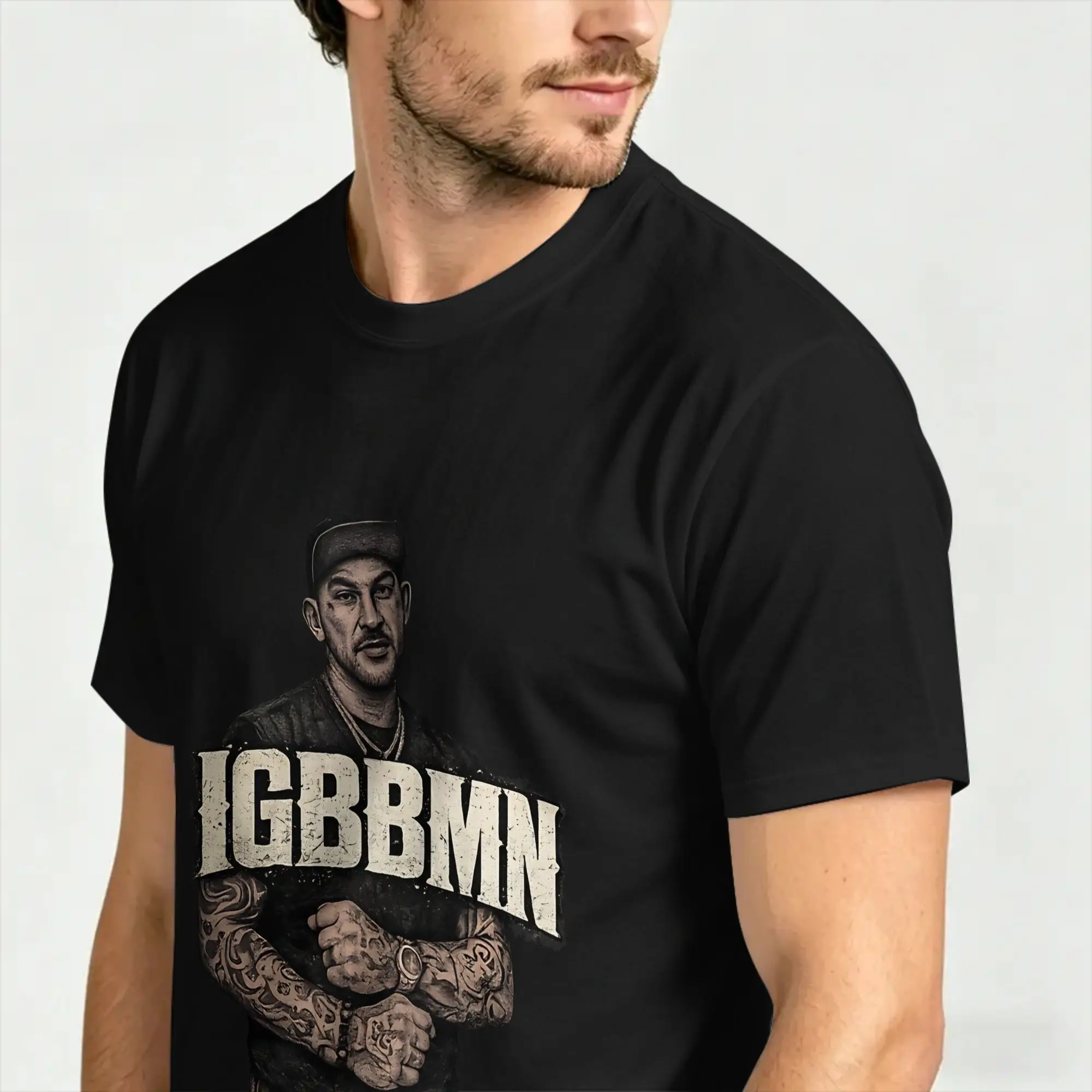 Фото Мужские футболки IGBBMN Its Gonna Be Bad My Ninja, рубашки для отдыха, футболки с короткими рукавами и круглым вырезом, 100% хлопок, новая коллекция одежды №3