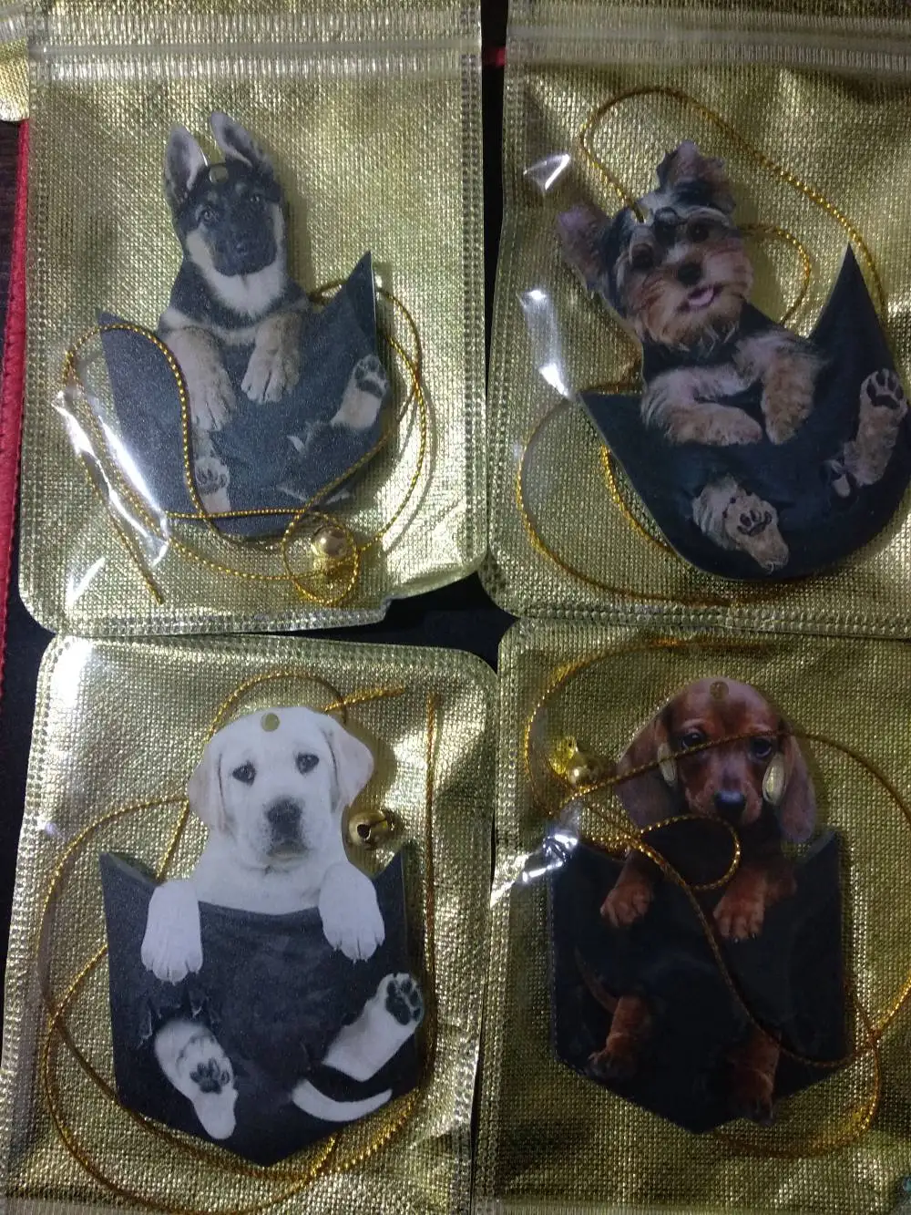 

Забавное Автомобильное зеркало заднего вида, милая карманная Подвеска для щенка, яркие аксессуары для дома