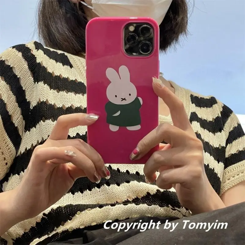 

Cartoon Miffys Rabbit Phone Case for Iphone 13/12/11/x/78Plus Series Tpu Material Ultra Thin Fashionable Protective Case
