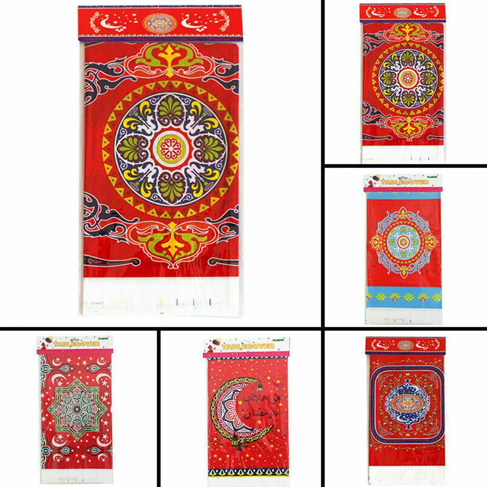 

Eid Table Cloth Greaseproof Eid Table Cover Disposable Tablecloth Desk Cloth Ramadan Tablecloth Decor Muslim Eid Party Supplies