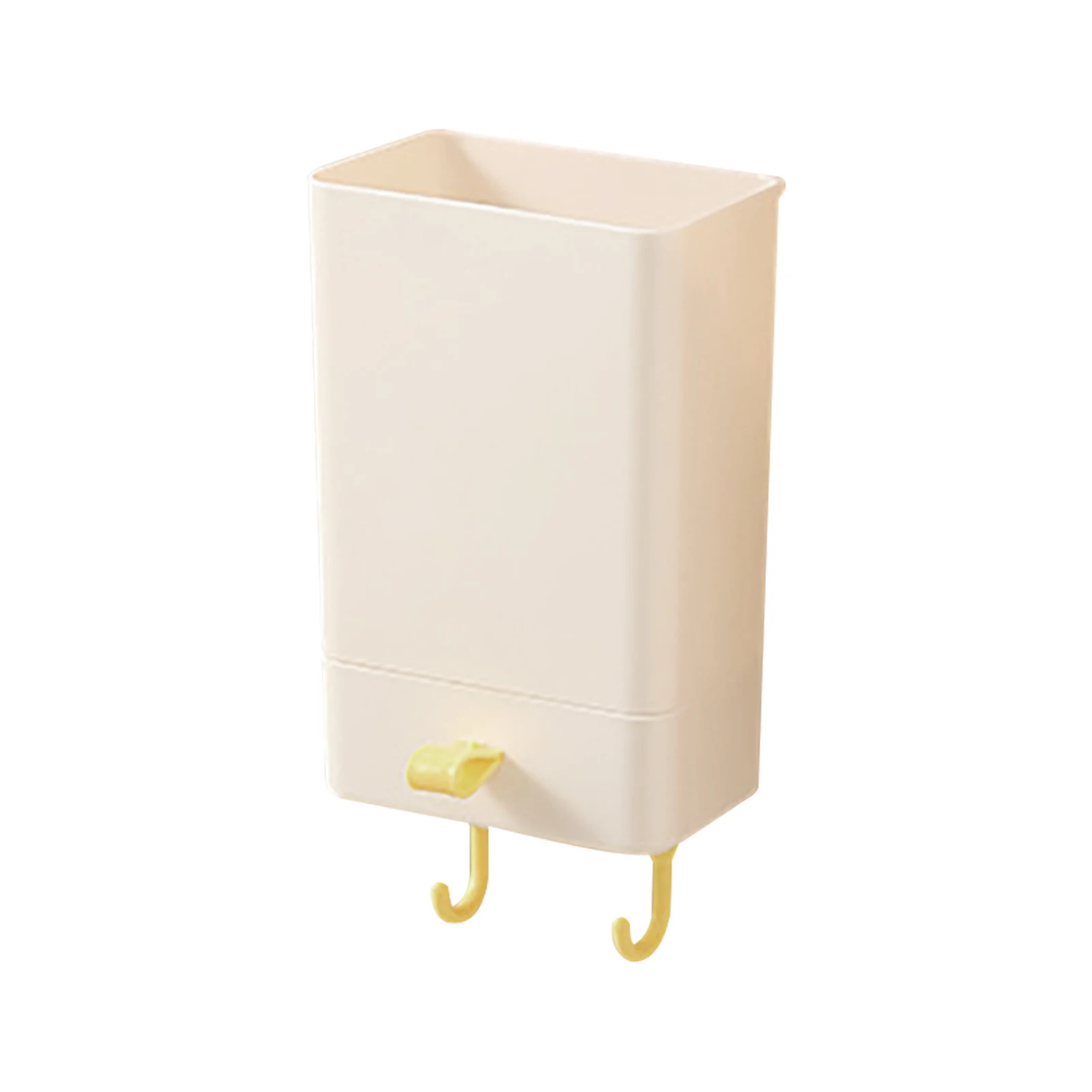 

Sundries Organizer Wall Mounted Office Mobile Phone Bathroom Container Drawer For Bedside Storage Box Removable Hook Punch Free