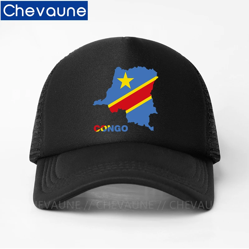 Конго Республика Мужчины Женщины Бейсболки Пот Новая Бейсболка Хип-Хоп