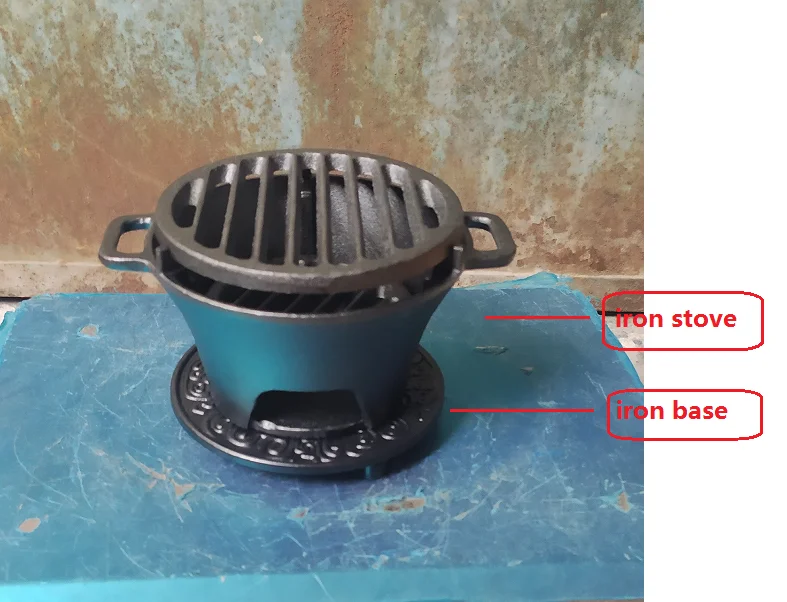 

Чугунный мини-гриль для барбекю