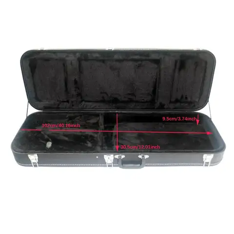 Жесткий чехол для гитары, пылезащитный чехол с боковой ручкой, чехол для электрогитары, сумка для электрогитары, мягкий мягкий чехол для улицы