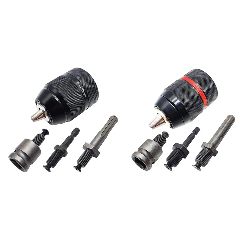 

Keyless Drill Chuck With SDS-Plus Shank Hex Shank Socket Square Wrench Adapter