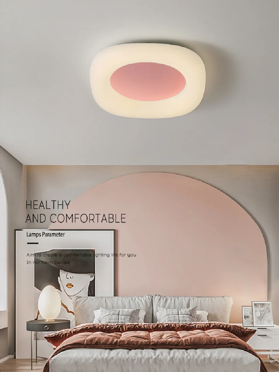

Modern LED Ceiling Light Nordic Simple PE White Children's Room Bedroom Living Room Dining Room Kitchen Home Decor Ceiling Lamp