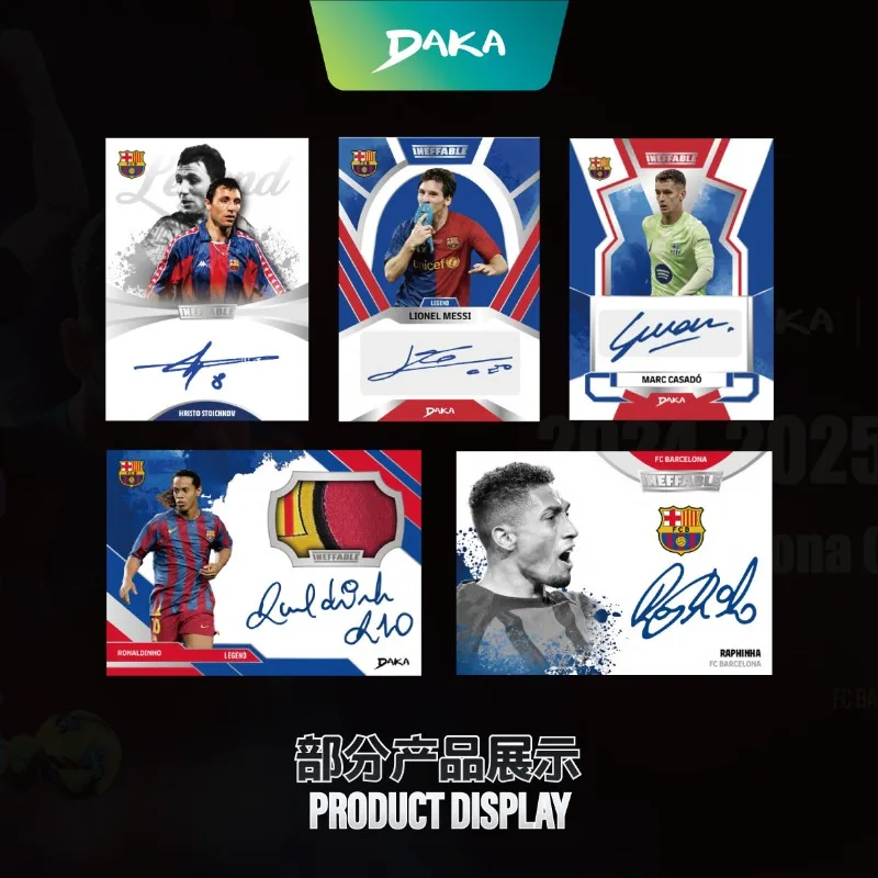 Официальные коллекционные карточки DAKA FC Barcelona сезона 2024-25, серии ONE и TWO, лимитированная серия, подписанная карточка, подарки (art.: 3920dc5779466) - 3920dc5779466