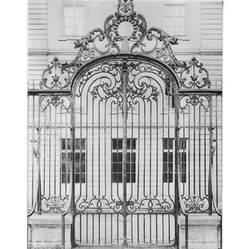 European Classic Luxury Wrought Iron Gates Manufacturer China Garden Driveway Doors Railing Fence Supplier