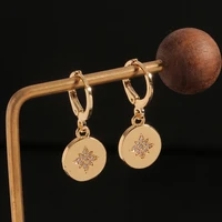 new simple fashion jewelry copper coconut tree earrings womens wild earrings anniversary party holiday gifts