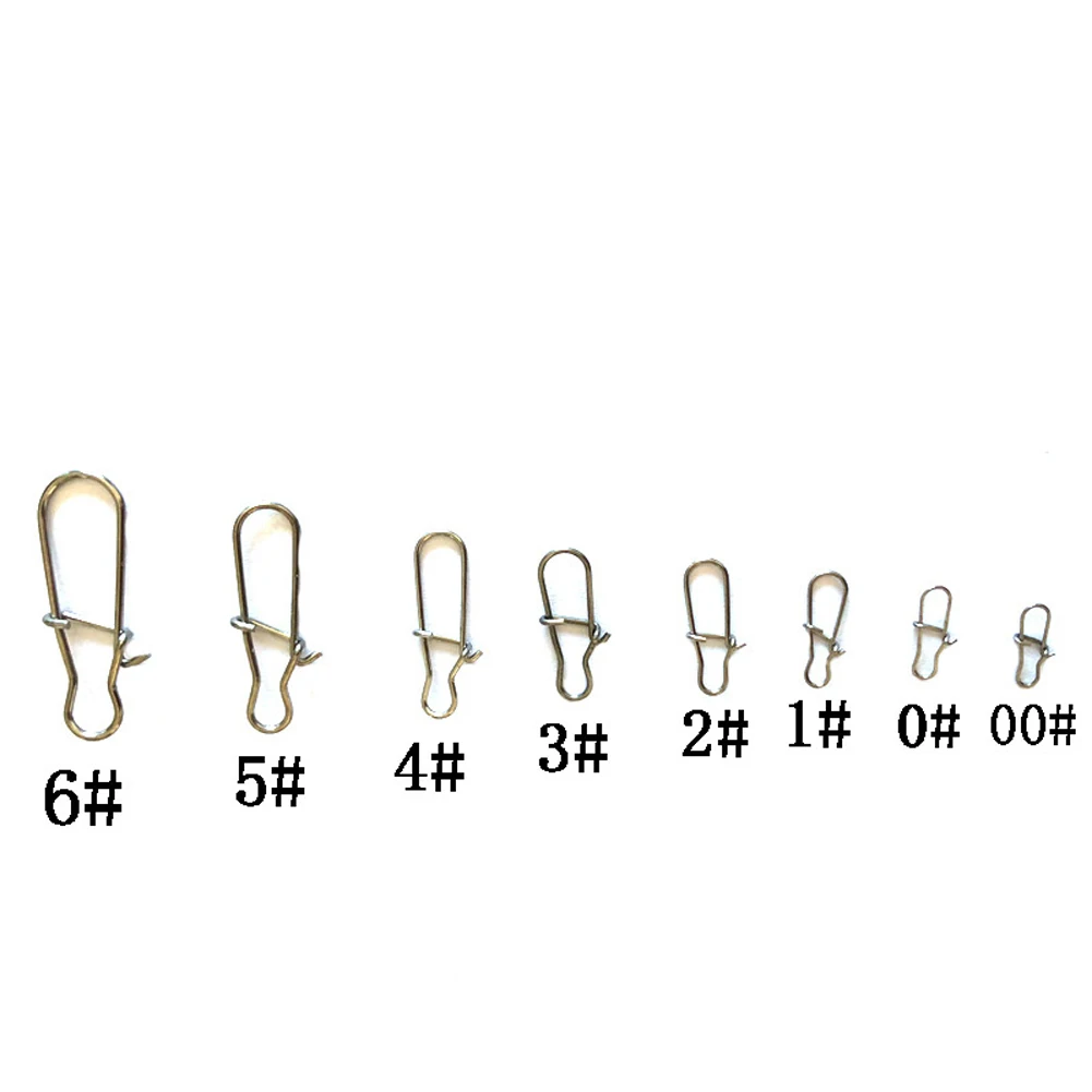 

50 шт., рыболовные Вертлюги Из Нержавеющей Стали